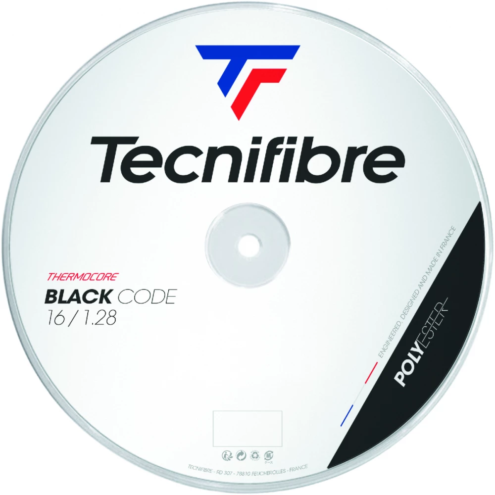Tecnifibre Black Code 16g Tennis String (Reel) 3 Tecnifibre Black Code 16g Tennis String (Reel)
