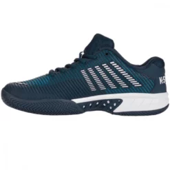 K-Swiss Men’s Hypercourt Express 2 Tennis Shoes (Reflecting Pond/Biscay Bay/White) -Tecnifibre Shop 06613 434 kswiss mens hypercourt express 2 tennis shoes reflecting pond biscay bay white left 1000 1000