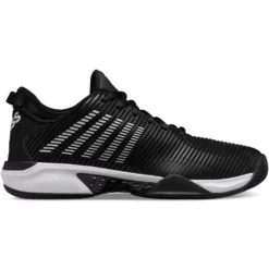 K-Swiss Men’s Hypercourt Supreme Tennis Shoes, Black/White