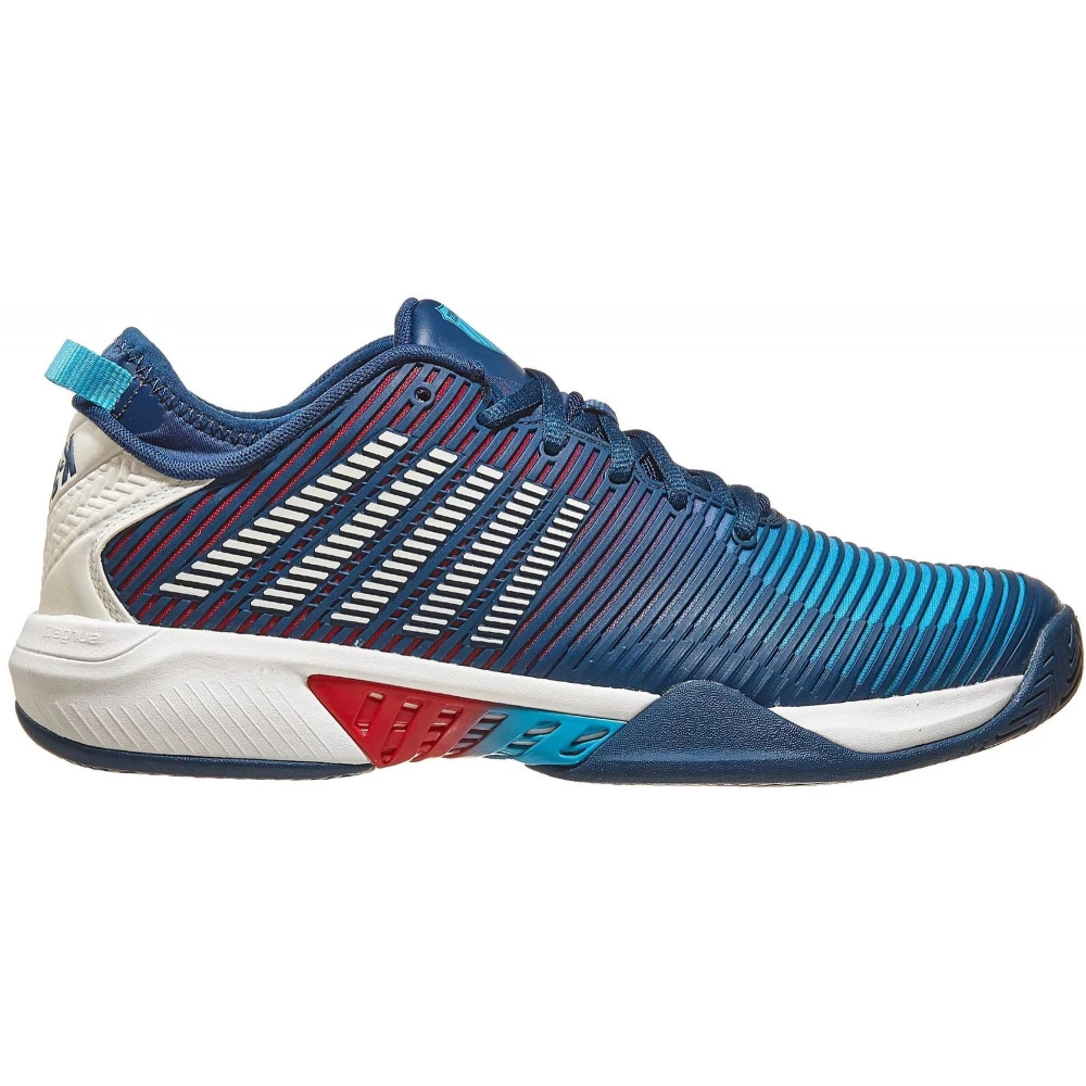 K-Swiss Men’s Hypercourt Supreme Tennis Shoes (Opal/Blanc De Blanc/Lollipop) 3 K-Swiss Men’s Hypercourt Supreme Tennis Shoes (Opal/Blanc De Blanc/Lollipop)