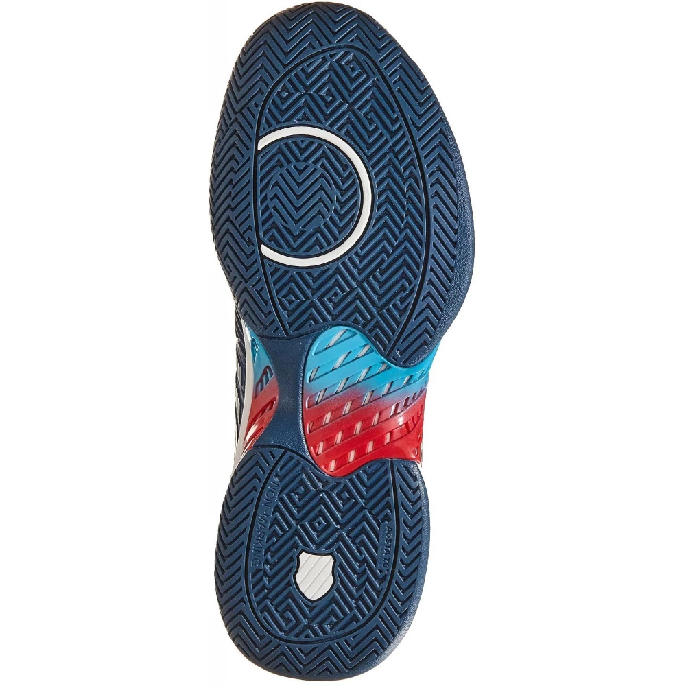 K-Swiss Men’s Hypercourt Supreme Tennis Shoes (Opal/Blanc De Blanc/Lollipop) 5 K-Swiss Men’s Hypercourt Supreme Tennis Shoes (Opal/Blanc De Blanc/Lollipop) - Image 3