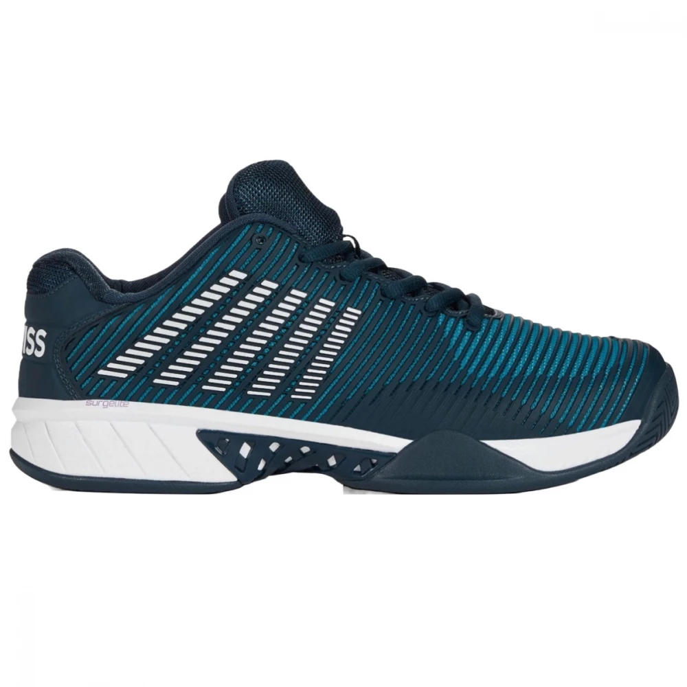 K-Swiss Men’s Hypercourt Express 2 (2E) Tennis Shoes (Reflecting Pond/Biscay Bay/White) 3 K-Swiss Men’s Hypercourt Express 2 (2E) Tennis Shoes (Reflecting Pond/Biscay Bay/White)