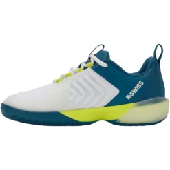 K-Swiss Men’s Ultrashot 3 Tennis Shoes (Brilliant White/Celestial/Evening Primrose) -Tecnifibre Shop 06988 136 b 1000 1000
