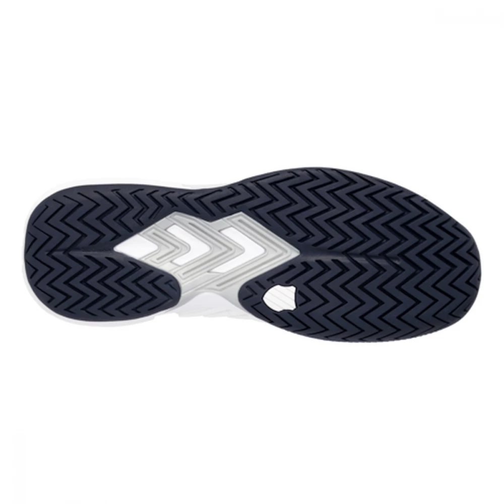 K-Swiss Men’s Ultrashot 3 Tennis Shoes (White/Peacoat/Silver) - Image 3