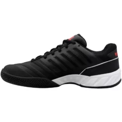 K-Swiss Men’s Bigshot Light 4 Tennis Shoes (Black/White/Poppy Red) -Tecnifibre Shop 06989 043 inside 1000 1000
