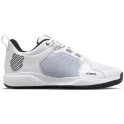 K-Swiss Men’s Ultrashot Team Tennis Shoes (White/Black/High Rise)