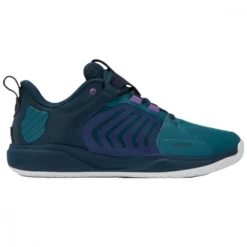 K-Swiss Men’s Ultrashot Team Tennis Shoes (Colonial Blue/Reflecting Pond/Amethyst Orchid/Biscay Bay)