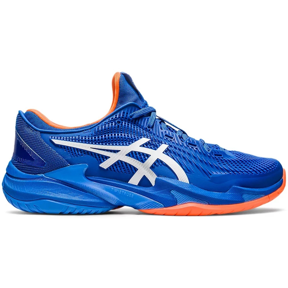 Asics Men’s Court FF 3 Novak Tennis Shoes (Tuna Blue/White) 3 Asics Men’s Court FF 3 Novak Tennis Shoes (Tuna Blue/White)