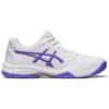 Asics Women’s Gel Dedicate 7 Tennis Shoes (White/Amethyst) -Tecnifibre Shop 1042A167 104 Asics Womens Gel Dedicate 7 Tennis Shoes WhiteAmethyst a 1000 1000