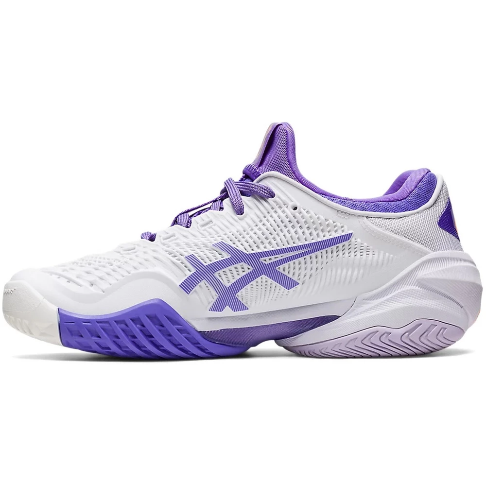 Asics Women’s Court FF 3 Tennis Shoes (White/Amethyst) 4 Asics Women’s Court FF 3 Tennis Shoes (White/Amethyst) - Image 2