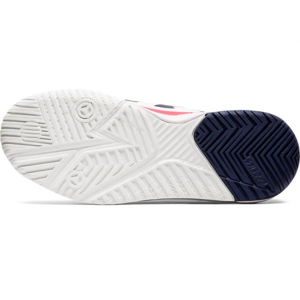 Asics Women’s Gel Resolution 8 WIDE Tennis Shoes (White/Peacoat) - Image 3