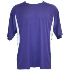 A4 Men’s Performance Color Block Crew Shirt (Purple)