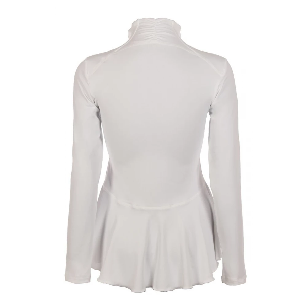 Sofibella Women’s Peplum Tennis Jacket (White) 4 Sofibella Women’s Peplum Tennis Jacket (White) - Image 2
