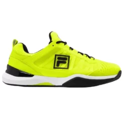 Fila Men’s Speedserve Energized Tennis Shoes (Safety Yellow/Black/White)