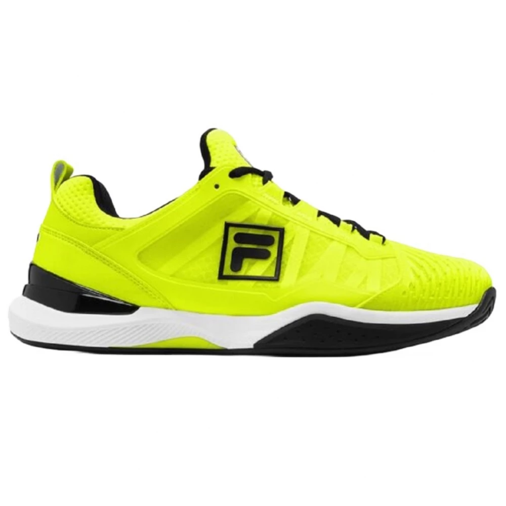 Fila Men’s Speedserve Energized Tennis Shoes (Safety Yellow/Black/White) 3 Fila Men’s Speedserve Energized Tennis Shoes (Safety Yellow/Black/White)