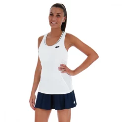 Lotto Women’s Squadra Tennis Tank Top (Brilliant White)
