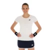 Lotto Women’s Squadra Tennis Tee (Brilliant White) -Tecnifibre Shop 210393 07R Lotto Womens Squadra Tennis Tee Brilliant White a 1000 1000