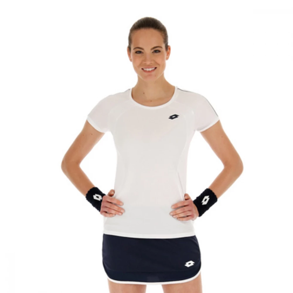 Lotto Women’s Squadra Tennis Tee (Brilliant White)