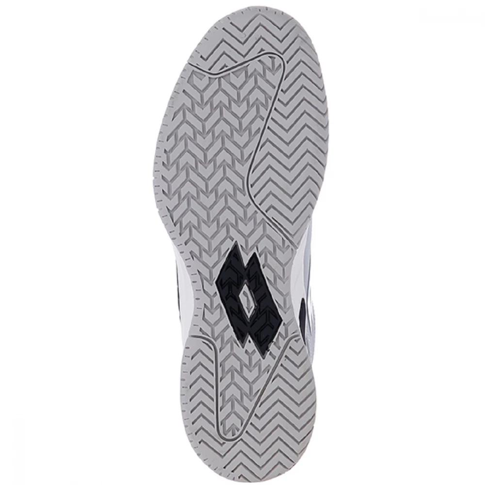 Lotto Men’s Mirage 100 Speed Tennis Shoes (White/Black/Metal Silver) 5 Lotto Men’s Mirage 100 Speed Tennis Shoes (White/Black/Metal Silver) - Image 3