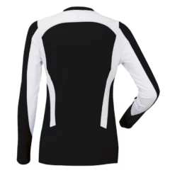 DUC Roll Women’s Longsleeve Tennis Shirt (Black/White) [SALE] -Tecnifibre Shop 22255 roll back bk 1000 1000