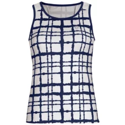 DUC Absolute Women’s Racer Tank (White/ Navy) [SALE]