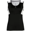 DUC Look-Out Women’s Tank (Black/White) [SALE] -Tecnifibre Shop 23760 w1671 look out front bkw 1000 1000