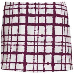 DUC Chaos Women’s Power Skirt (White/ Maroon)