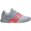 Head Women’s Revolt Pro 4.0 Tennis Shoes (Grey/Coral) -Tecnifibre Shop 274102 a 1000 1000