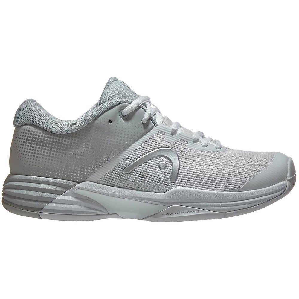 Head Women’s Revolt Evo 2.0 Tennis Shoes (White/Grey)