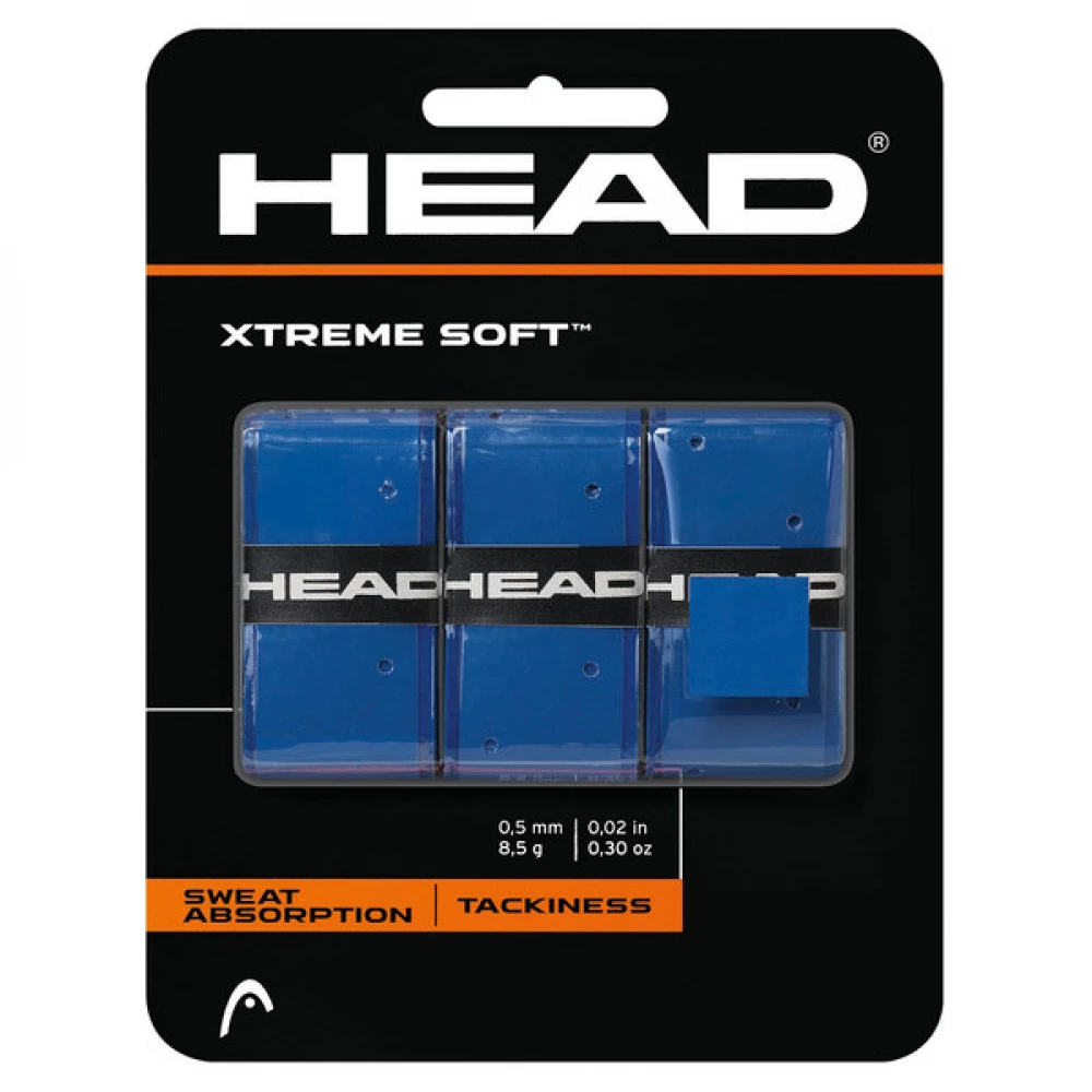 Head XtremeSoft Grip Overgrip (Blue) 3 Head XtremeSoft Grip Overgrip (Blue)