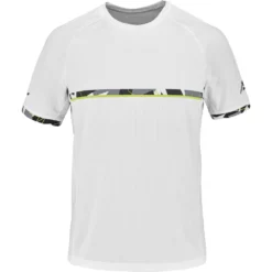 Babolat Men’s Aero Crew Neck Tennis Tee (White/White)