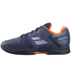 Tecnifibre Shop -Tecnifibre Shop 30S22529 2037 babolat mens SFX3 all court shoes black orange left 1000 1000