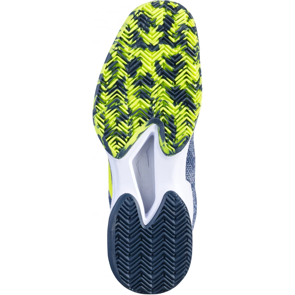 Babolat Men’s Jet Tere Clay Court Tennis Shoes (White/Dark Blue) - Image 3