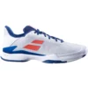 Babolat Men’s Jet Tere All Court Tennis Shoes (White/Estate Blue)