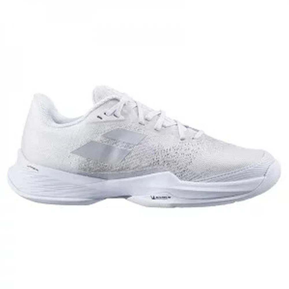 Babolat Women’s Jet Mach 3 All Court Tennis Shoes (White/Silver)