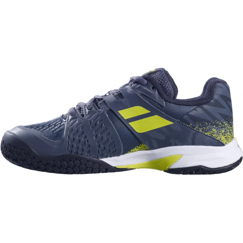 Babolat Junior Boys Propulse All Court Tennis Shoe (Grey/Aero) 4 Babolat Junior Boys Propulse All Court Tennis Shoe (Grey/Aero) - Image 2