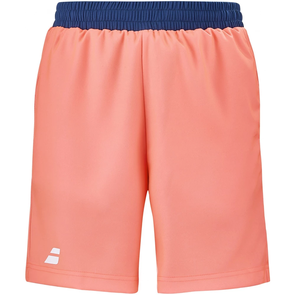 Babolat Boy’s Play Tennis Short (Fluo Strike/Estate Blue)