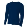 A4 Men’s Performance Long Sleeve Crew (Navy) 1 A4 Men’s Performance Long Sleeve Crew (Navy) -Tecnifibre Shop 4996 fl1 1000 1000