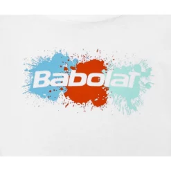 Babolat Girl’s Exercise Cotton Tennis Tee (White) -Tecnifibre Shop 4GS23444 1000 Babolat Girls Exercise Cotton Tennis Tee White d 1000 1000