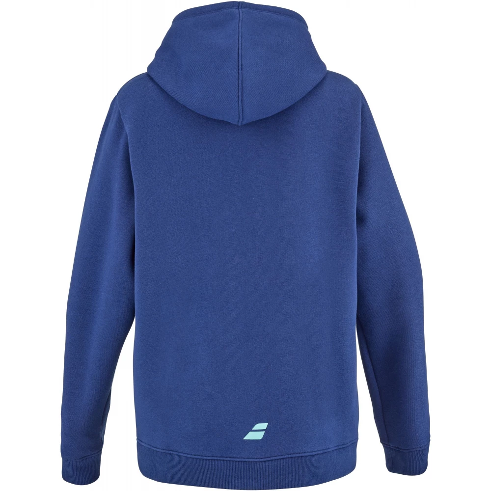 Babolat Juniors Exercise Hooded Tennis Training Sweatshirt (Estate Blue) - Image 2