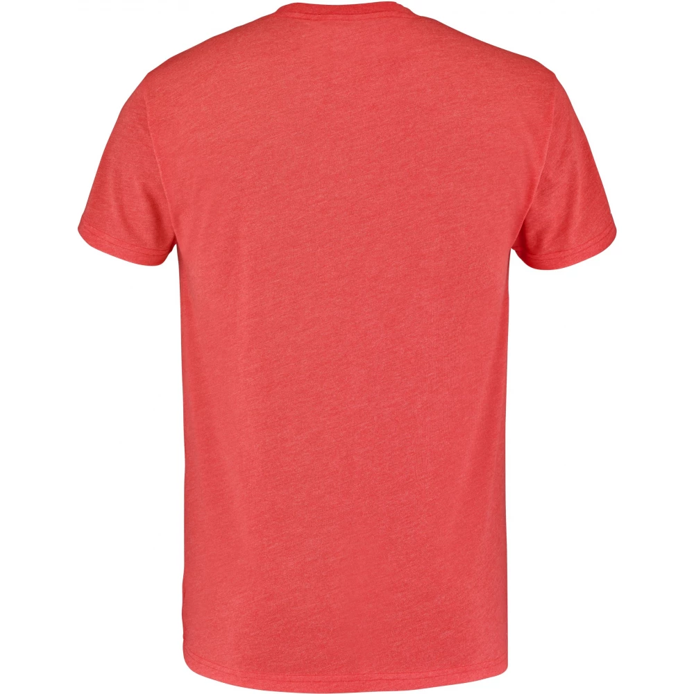 Babolat Men’s Exercise Big Flag Crew Neck Tennis Training Tee (Poppy Red Heather) - Image 2