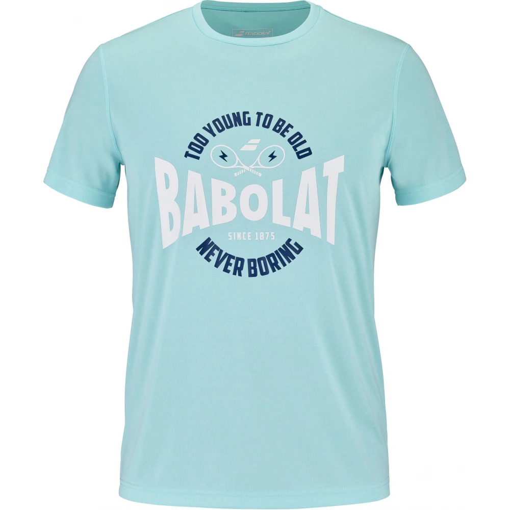 Babolat Men’s Exercise “Too Young To Be Old” Graphic Tennis Training Tee