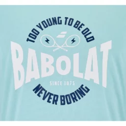 Babolat Men’s Exercise “Too Young To Be Old” Graphic Tennis Training Tee -Tecnifibre Shop 4MTE017 4096 Babolat Mens Exercise Too Young To Be Old Graphic Tennis Training Tee d 1000 1000