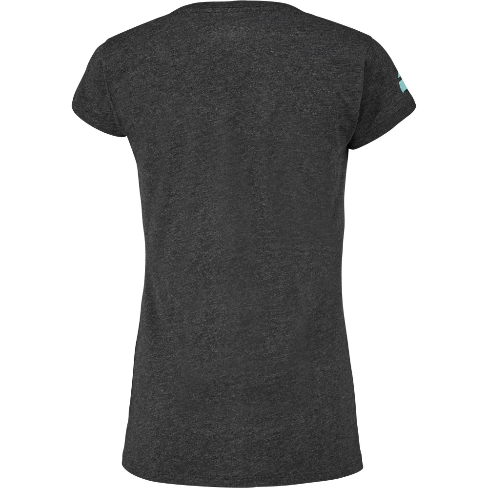 Babolat Women’s Exercise Flag Tennis Training Tee (Black Heather) 5 Babolat Women’s Exercise Flag Tennis Training Tee (Black Heather) - Image 3