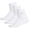 Adidas Women’s Cushioned II 3-Pack Quarter Socks(White) -Tecnifibre Shop 5148033A adidas Womens Cushioned II 3 Pack Quarter White 1000 1000