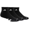 Adidas Men’s Cushioned Quarter 3-Pack Tennis Socks (White/Aluminum 2/Black) -Tecnifibre Shop 5148054a adidas mens cushioned quarter 3 pack tennis socks white aluminum 2 black 1000 1000