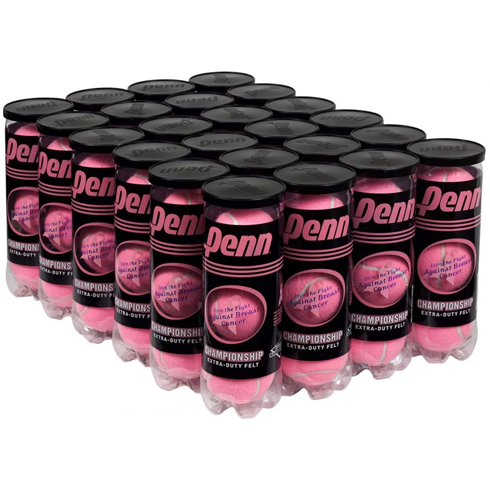 Penn Pink Championship XD Tennis Balls (Case) 3 Penn Pink Championship XD Tennis Balls (Case)