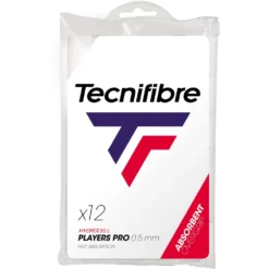 Tecnifibre Players Pro Overgrip 12-Pack (White)