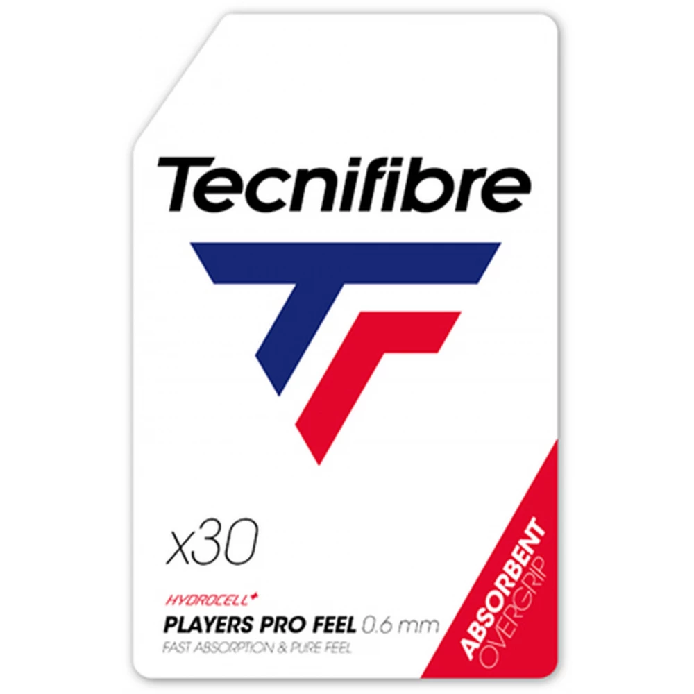 Tecnifibre Players ProFeel Overgrip 30-Pack (White) 3 Tecnifibre Players ProFeel Overgrip 30-Pack (White)