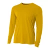 A4 Men’s Performance Long Sleeve Crew (Gold) -Tecnifibre Shop 5429 fl1 1000 1000